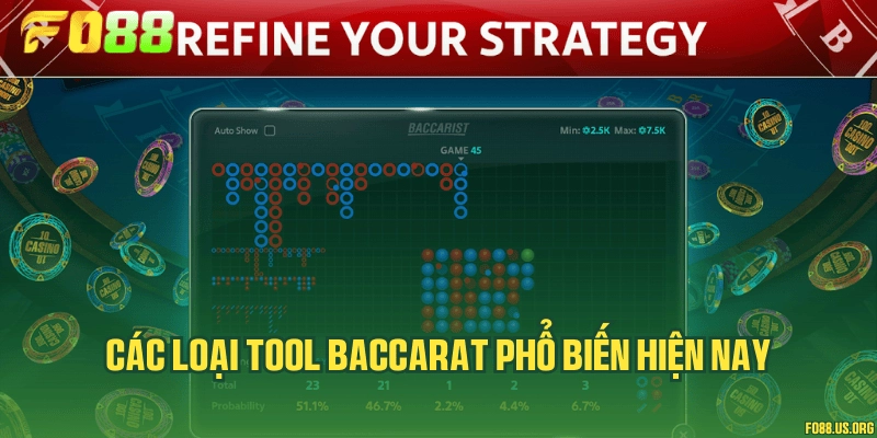 Các loại Tool Baccarat phổ biến hiện nay